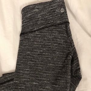LULULEMON Heathered Gray Wunder Under leggings